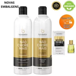 Kit Borabella Sem Formol Não Chore Mais 350ml + Óleo De Argan 7ml