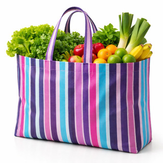 Sacola de Feira Nylon GRANDE Supermercado Retornaveis Reutilizavel - PANAMI