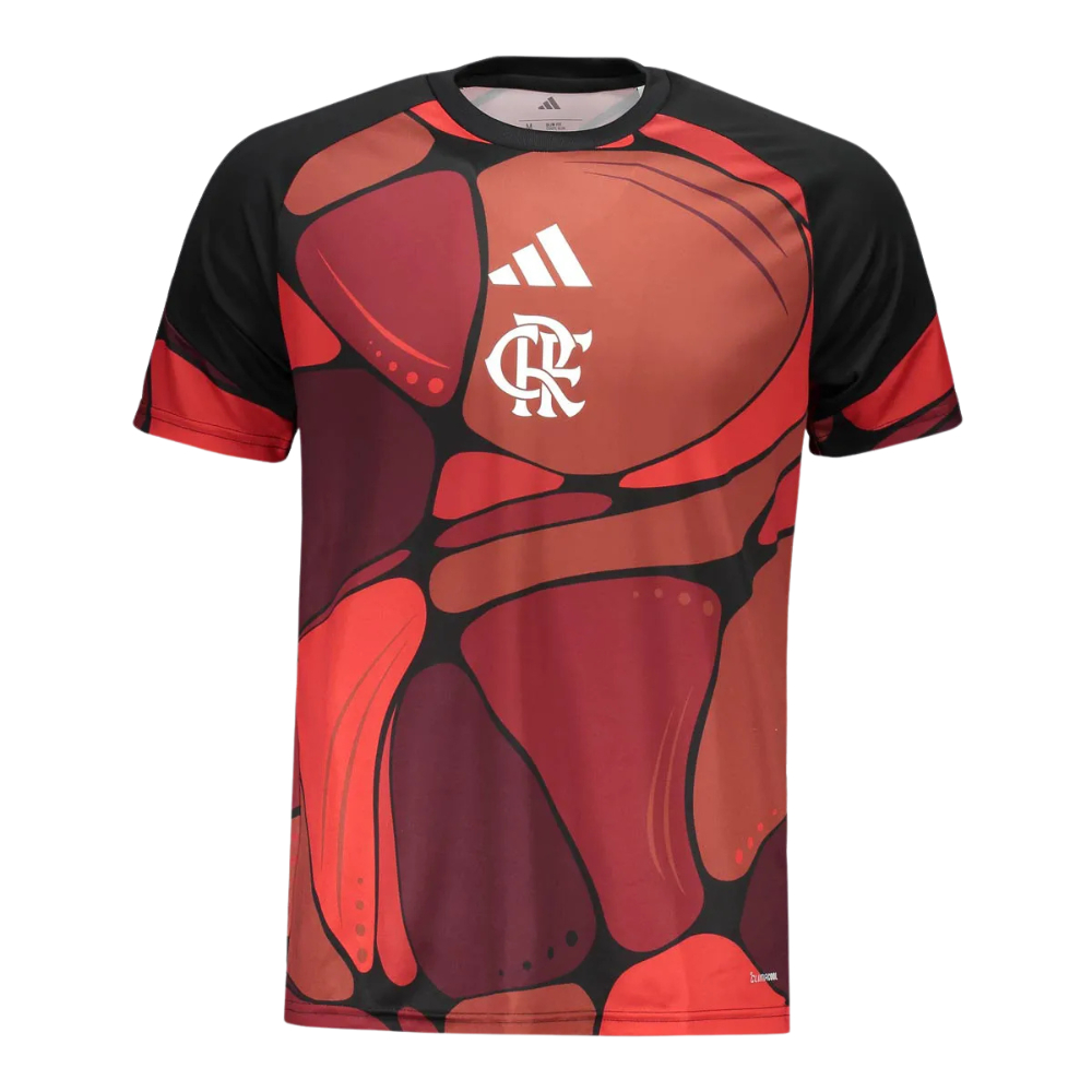 Camisa Flamengo Infantil Pré Jogo Adidas 2026