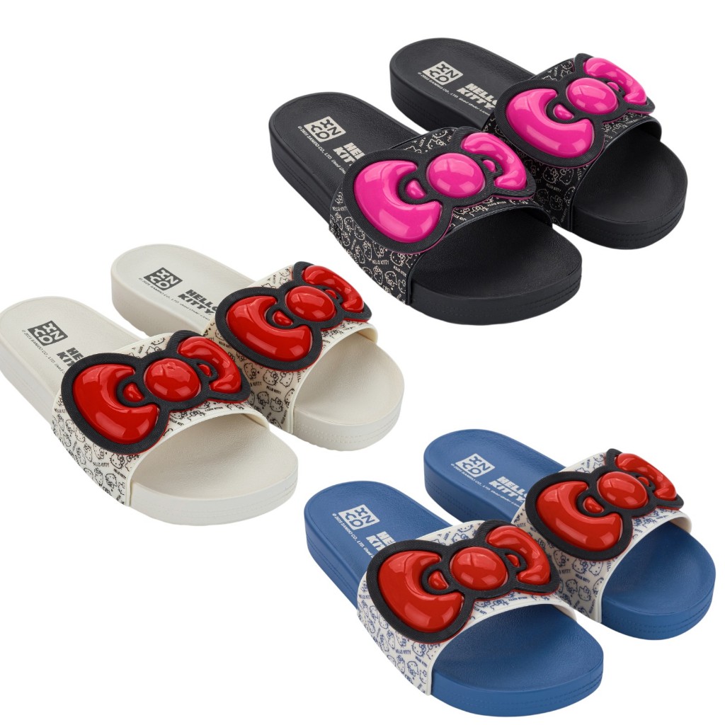 Chinelo Sliide Zaxy Disney Slide Hello Kitty Original com NF Sandália 19311 Feminino Papete Promoção