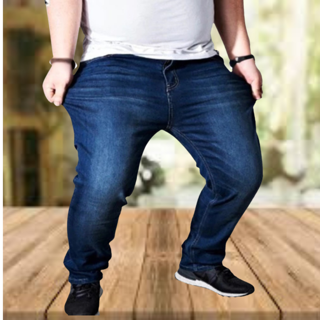 Calça Jeans Masculina Trabalho Reforçada Plus Size 50 ao 70 DIRETO DA FABRICA