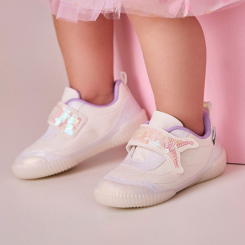 Tênis Infantil Brilho com Cauda de Sereia Pampili