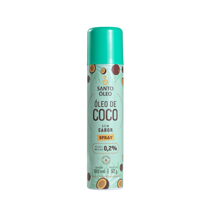 Óleo De Coco Sem Sabor Spray 100ml | Santo Óleo em Oferta na Shopee