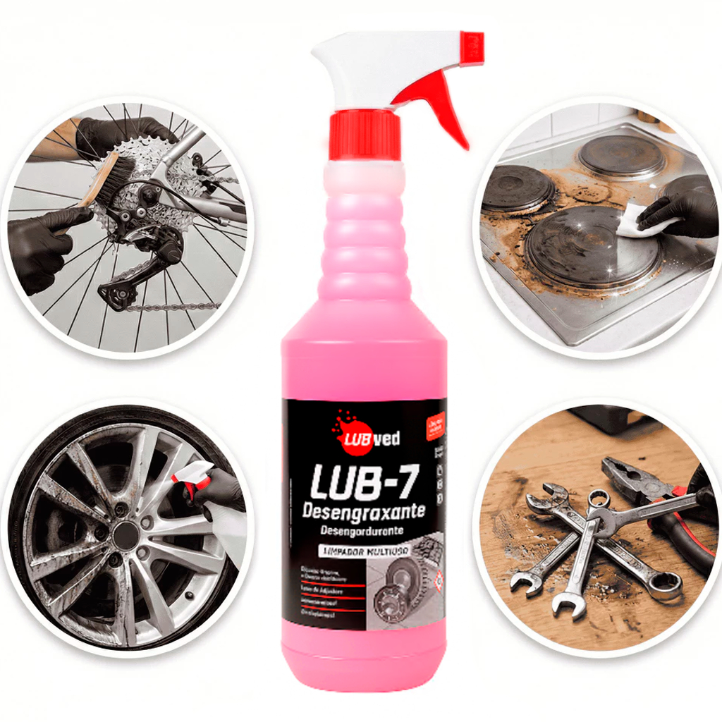 Desengraxante Multiuso Spray 1L Limpeza Pesada Original Concentrado Automotivo Motor Óleo Graxa em Oferta na Shopee