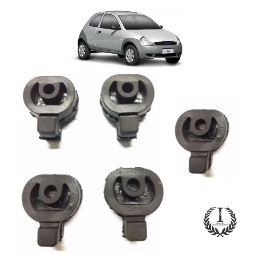 5 Borracha / Coxim Escapamento Ford Ka ...2007