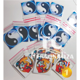 Saco Zip 4x4 Personalizado  saquinho100 Unidades em Oferta na Shopee