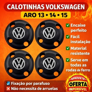 Jogo Calotinhas Centrais Compativel Com Aro 13 14 15 Gol G3 G4 G5 G6 G7 Parati em Oferta na Shopee