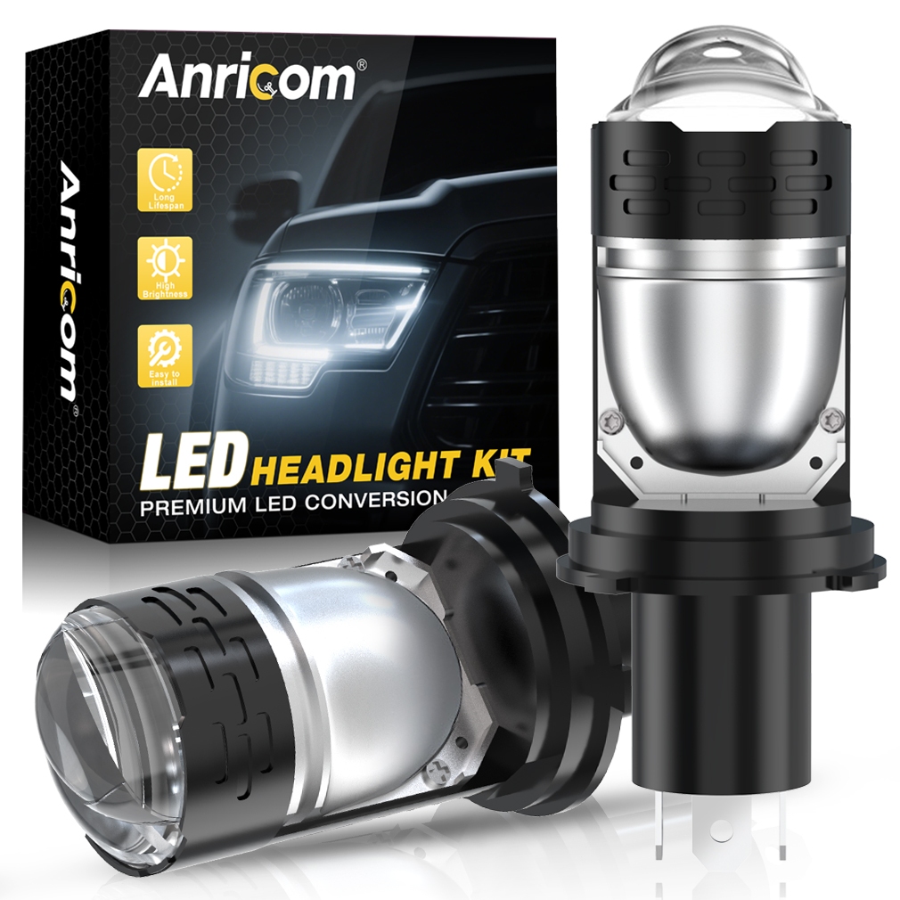 Ultra Led Lâmpada Farol Super Led H4 Mini Projetor LED Carros Motos Alto Brilho Fácil Instalação