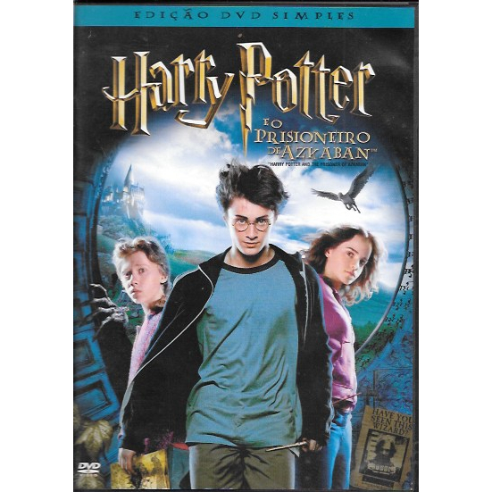 DVD: Harry Potter e o Prisioneiro de Azkaban (filme dublado & legendado) aventura / fantasia / ação