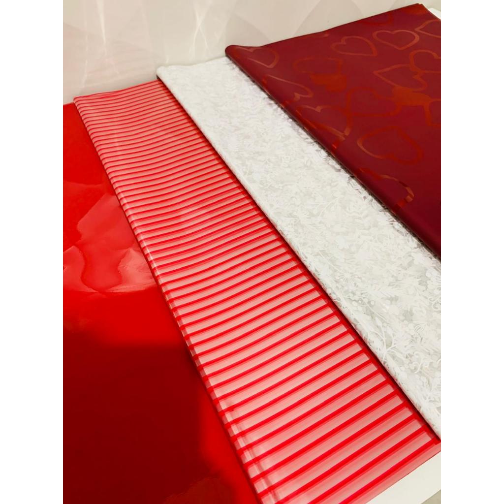Poli Sujinho ( Kit com 20 Folhas, 5 de cada Modelo) 49cm x 69cm Vermelho em Oferta na Shopee
