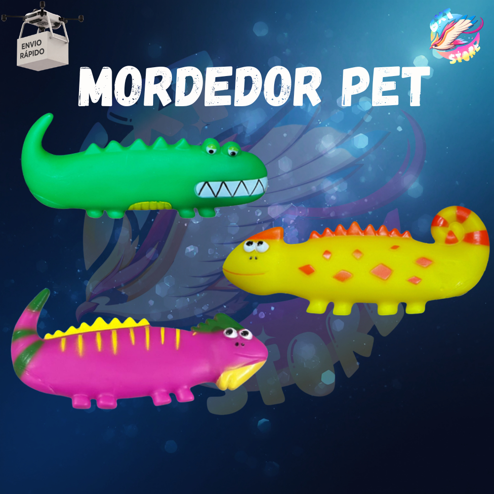 Brinquedo Mordedor de Cachorro Pet Ultra Resistente Emite Som Divertido Para Seu Cão Gato Animais