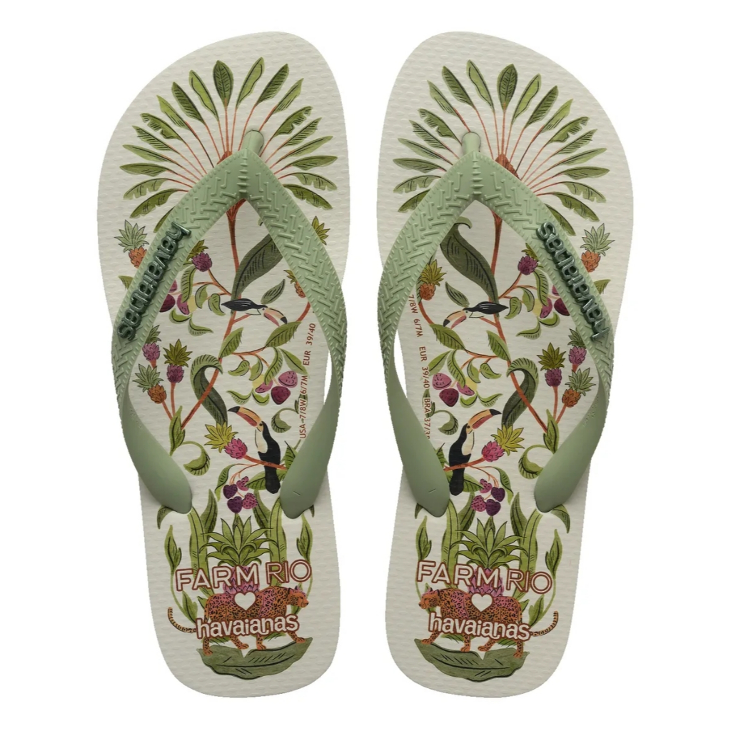 ORIGINAL! Chinelo Havaianas Farm Floresta Doce