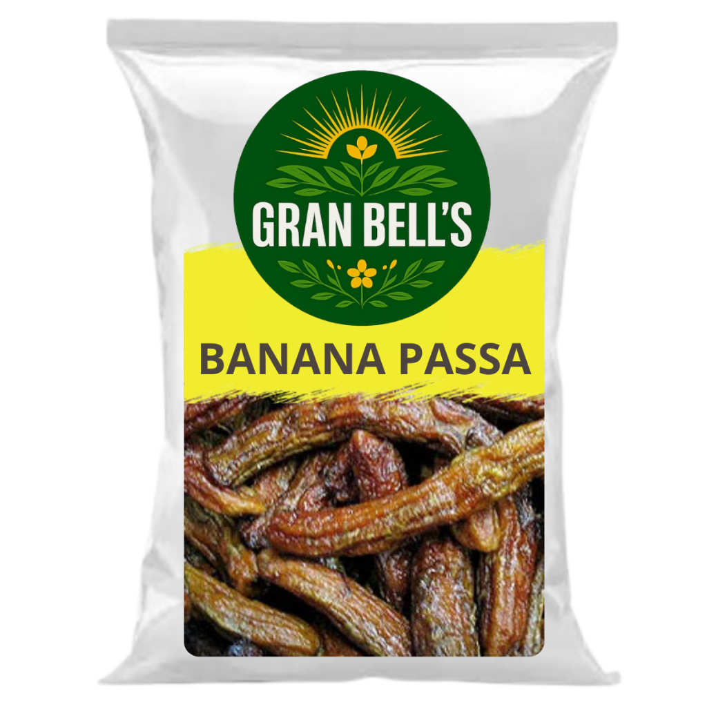 Banana Passa Artesanal Desidratada GRAN BELL'S Natural sem Açucar 1 kg - Fonte de Energia