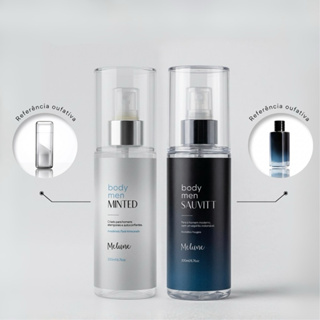 KIT BODY SPLASH MASCULINO SAUVITT E MINTED 200ML - MELUNE PERFUME FRESCO AMADEIRADO em Oferta na Shopee