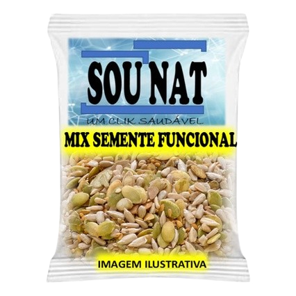 Mix de Sementes - Abóbora, Girassol, Chia, Linhaça Dourada e Gergelim em Oferta na Shopee