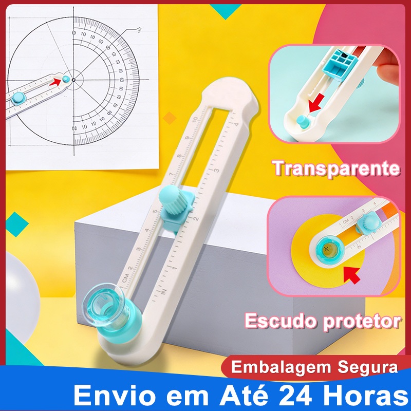 2-20cm Cortador Circular De Papel De Com Balança Ajustável Portátil Para Composto