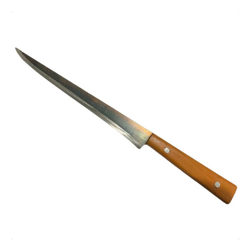 FACA FILETEIRA ARTESANAL AÇO CARBONO Afiada Rústica 30 cm para Peixe e carnes.