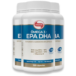 Kit 3x Ômega 3 Epa Dha Vitafor 120 Cap 1000mg Super Promoção em Oferta na Shopee