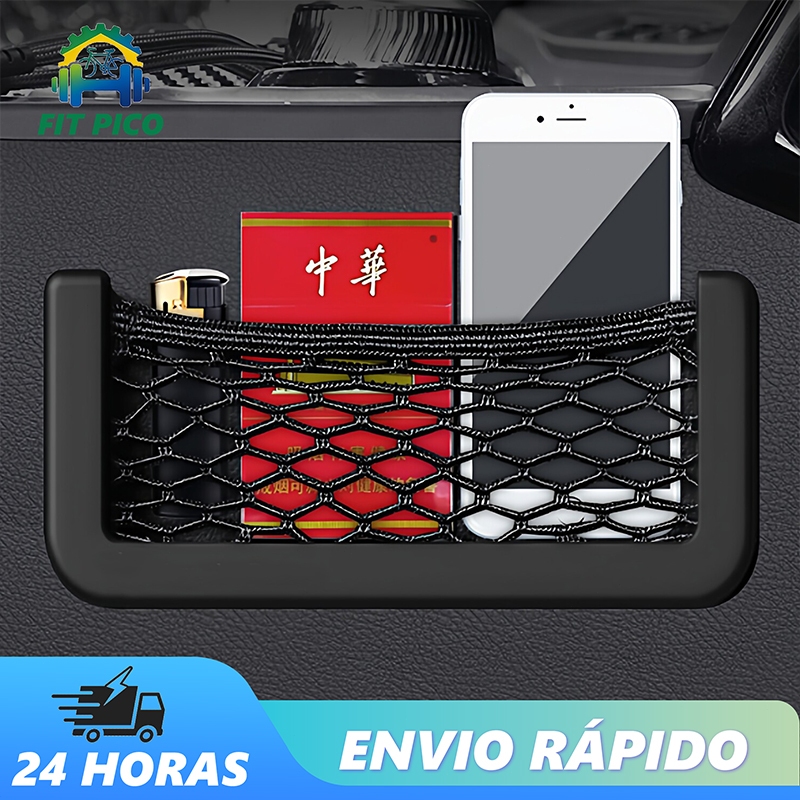 Bolsa Organizadora Armazenamento Multifuncional Para Carro/Pasta Automática/Suporte Telefone