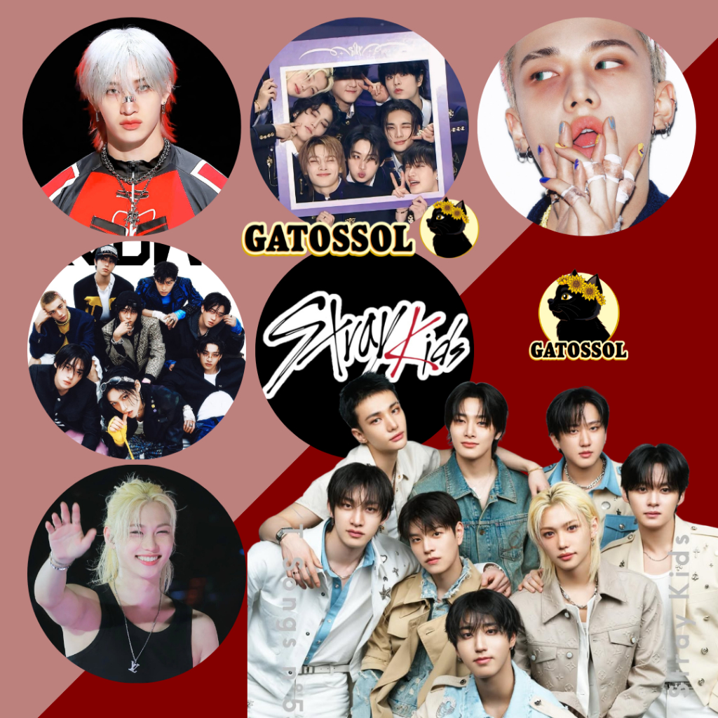SKZ Bottons 4,5 cm STRAY KIDS - K-POP - IDOL- Bottom/botton - Boton  - Broche alfinete - Botons - Button - Pin - Botum em Oferta na Shopee