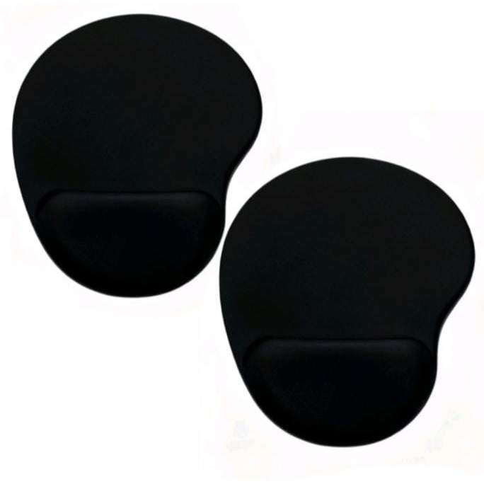 Mousepad Ergonômico com Apoio de Punho Gel Antiderrapante Variações 1 ou 2 Unidades