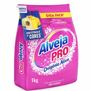 Tira Manchas Em Pó Alveja Pro Para Roupas Brancas em Oferta na Shopee