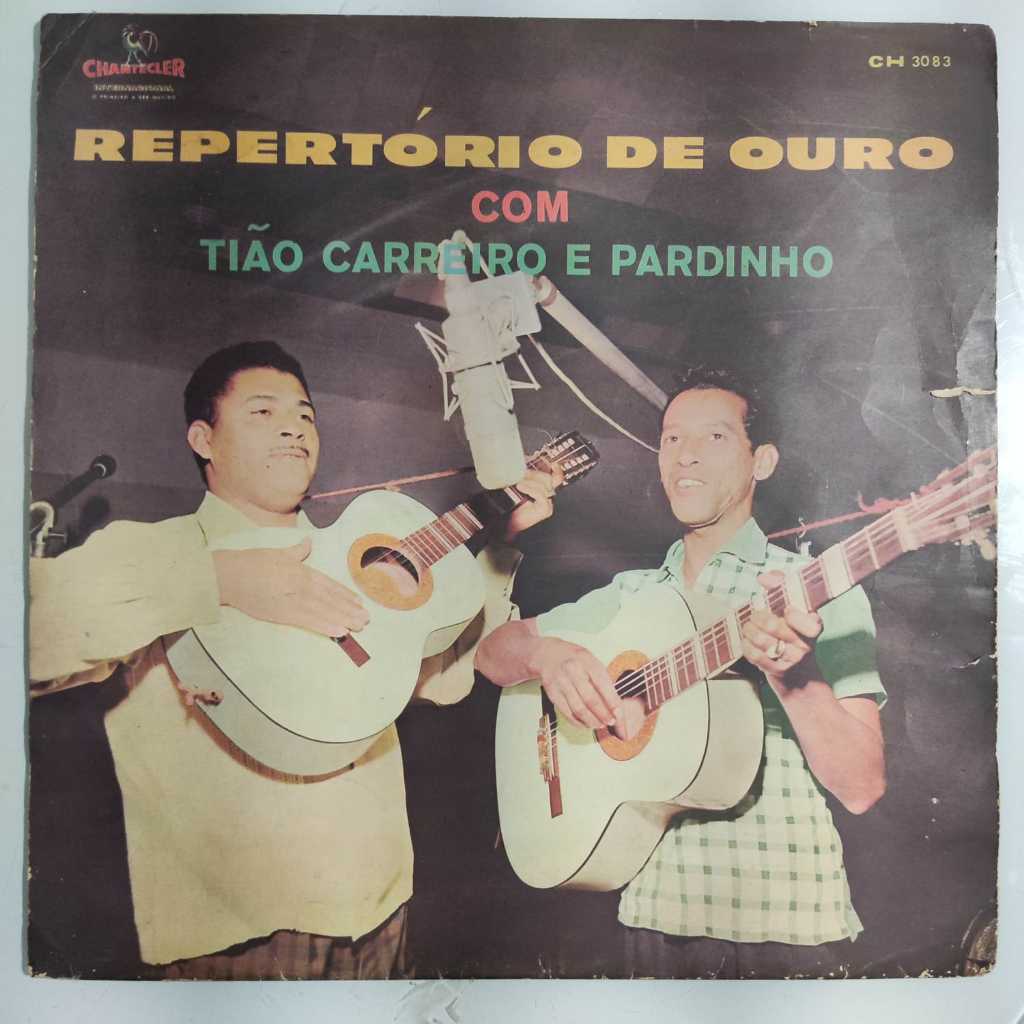 LP Tião Carreiro e Pardinho - Repertório de Ouro (1959) Raridade | Moda de Viola | Disco de Vinil