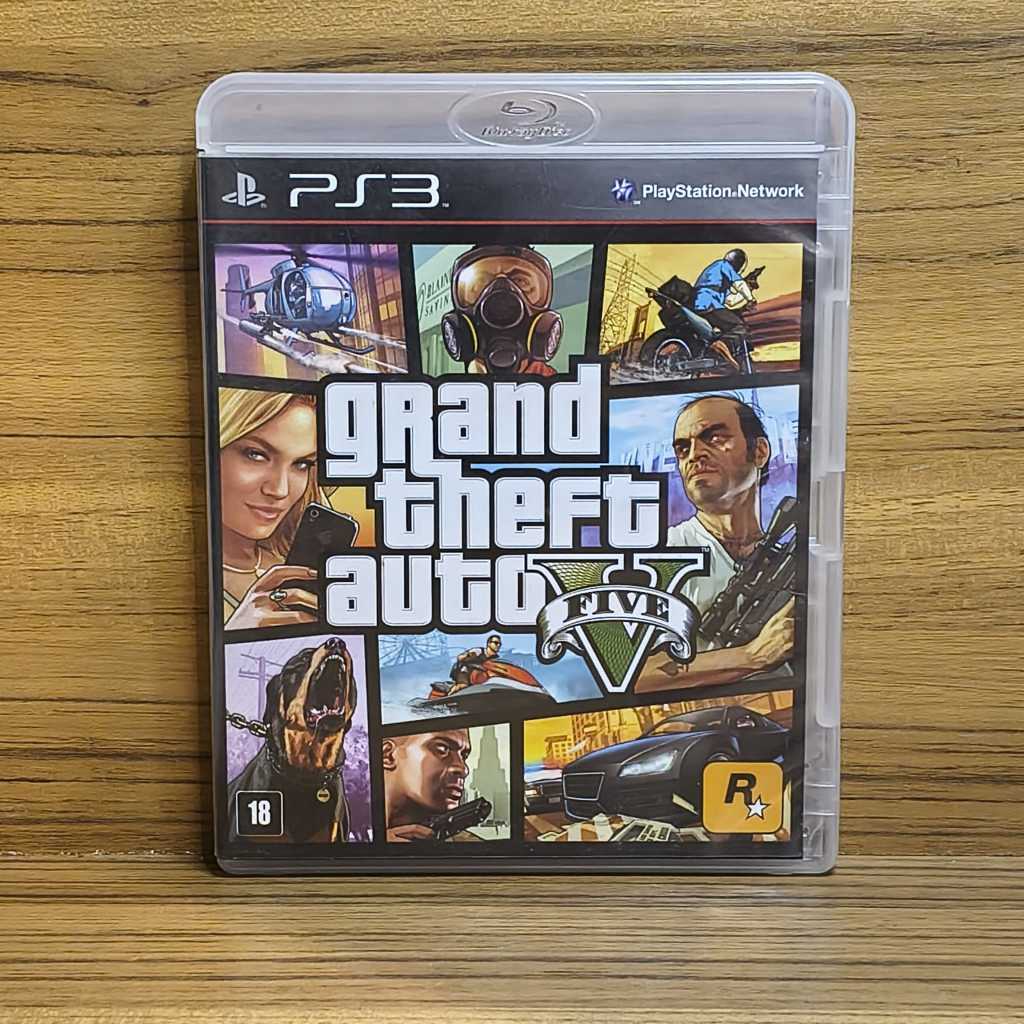 Grand Theft Auto V - GTA 5 (Legendado em Português) PS3 Mídia Física BR
