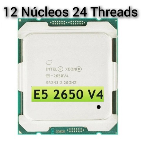 Processador Intel Xeon E5 2650 V4 2,2 GHz 12 núcleos 24 threads LGA 2011-3 CPU