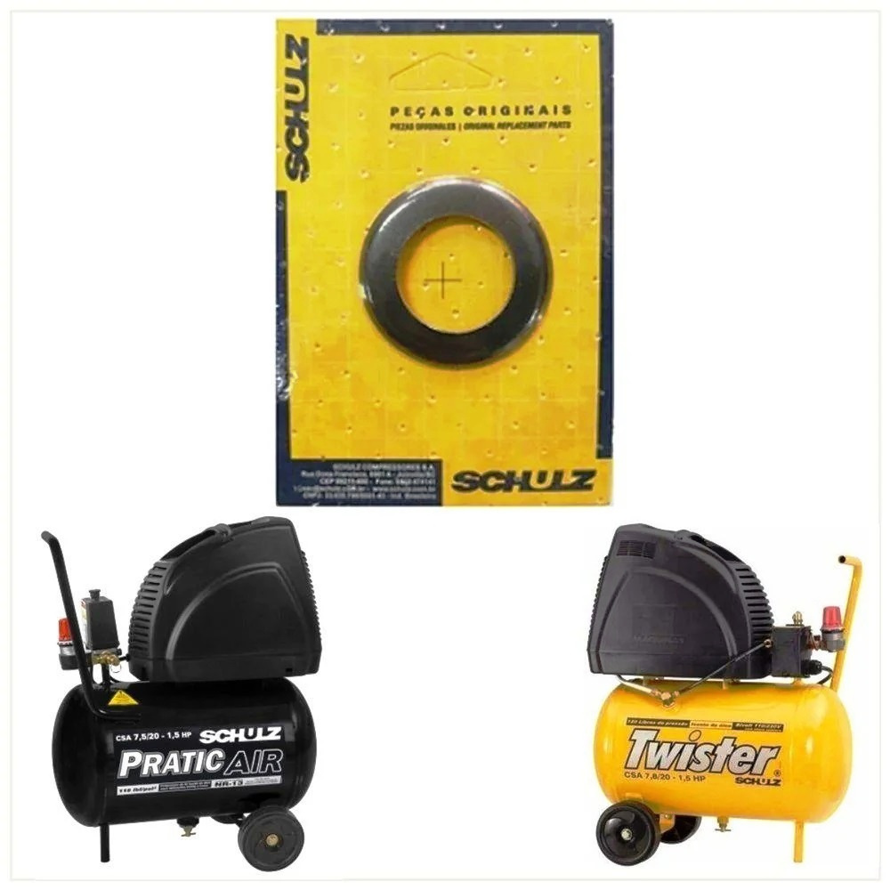 Anel Original para Compressor de ar Schulz Csa 7.8 / 7.5 / 6.5 / 7.7 / Msa 7.6 50mm X 1mm