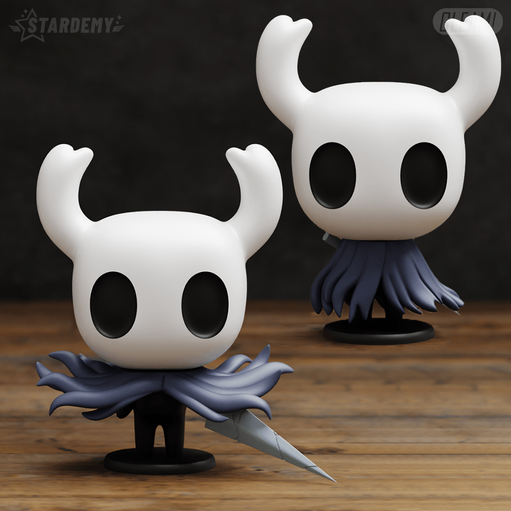Miniatura colecionável Hollow Knight 3D - Knight, Hornet - action figure o cavaleiro hollow knight boneco de coleção