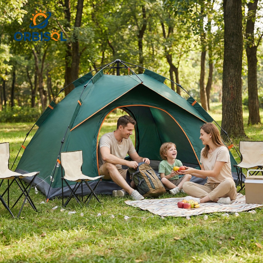 Imagem Barraca Camping De 4 Pessoas A Prova D'agua Dois Andares cabana de acampamento210*200*135cm