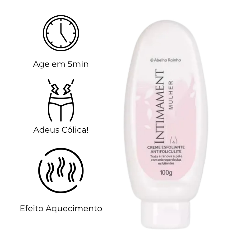 Pomada AlÍvio de Colicas Menstruais Intimament Mulher 100ml Abelha Rainha