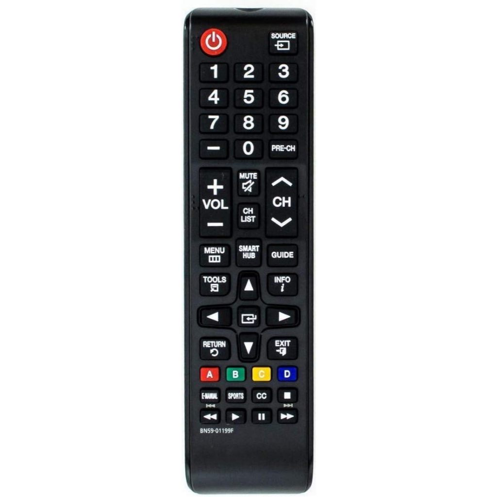 Controle Samsung Smart TV Universal com tecla Smart Hub e Futebol