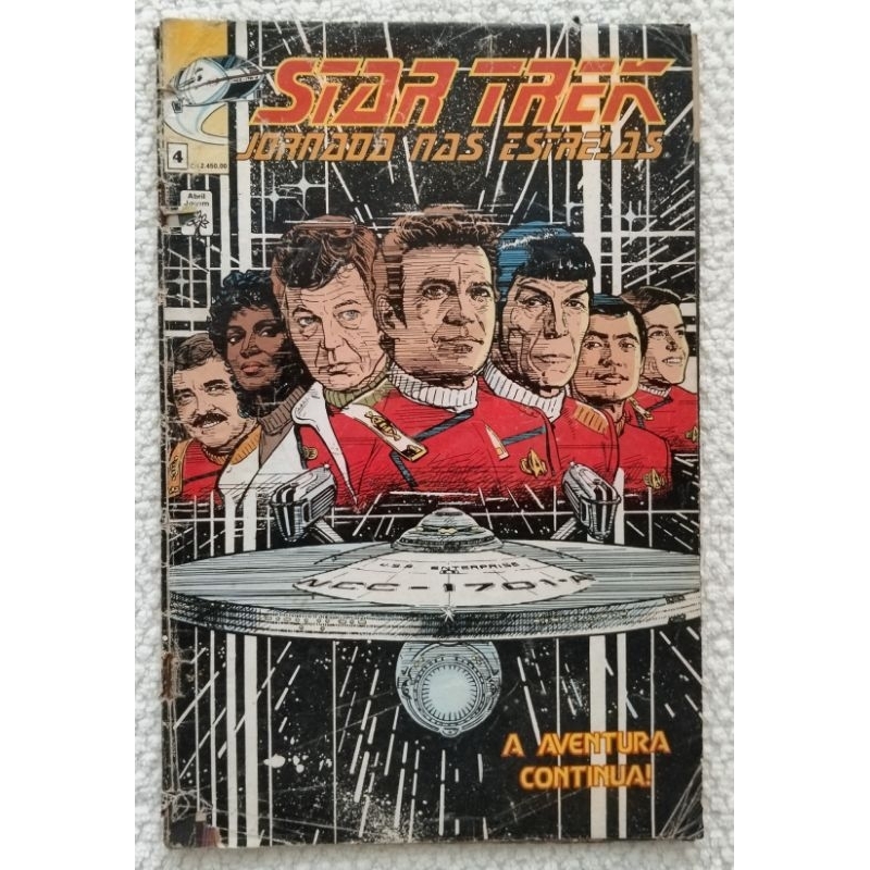 Star Trek - Jornada nas Estrelas /abril - N° 4 (1991) - A Aventura Continua! ** No Estado **