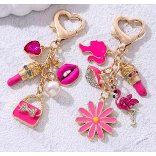 Chaveiro Feminino Luxo Metal Pingente Fofo Bolsa Chaves Charme Delicado Presente Criativo