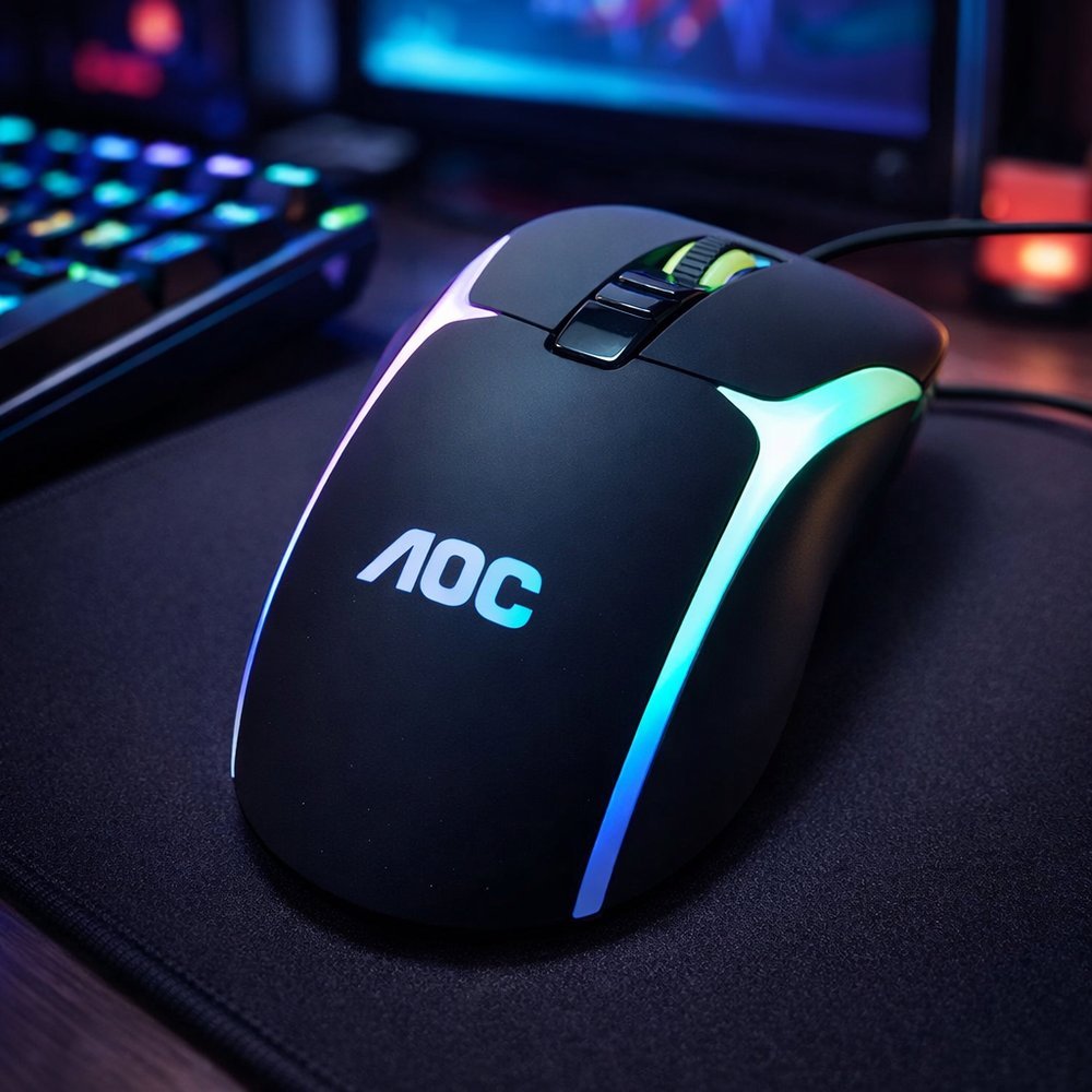 Mouse RGB 7200 DPI Fire Button