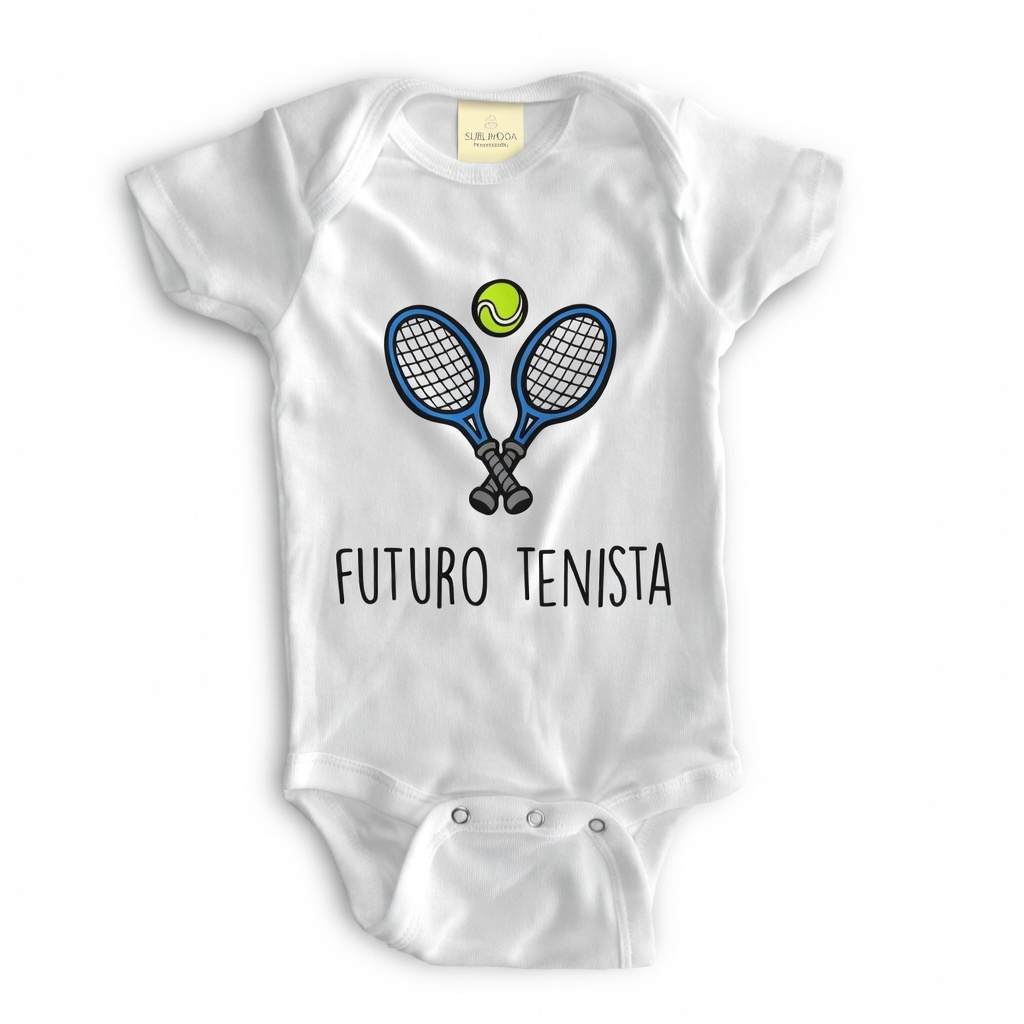 Body Bebe Personalizado - Futuro Tenista em Oferta na Shopee