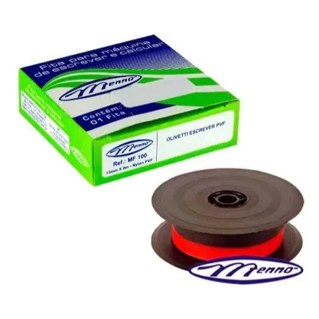Fita para maquina de escrever Olivetti PVF MF100 Menno