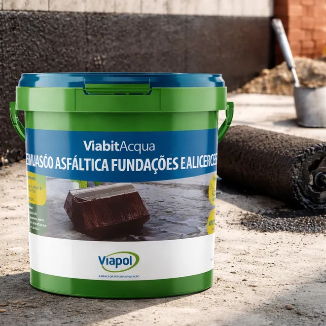Pintura Manta Asfáltica Impermeabilizante Viabitacqua 3,6l Viapol
