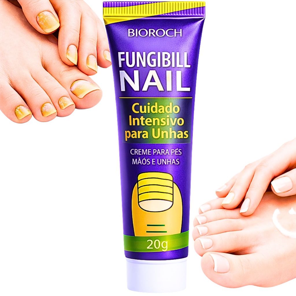 Fungibill para Micoses nos pés Unhas Fracas e amareladas Uso diário Natural