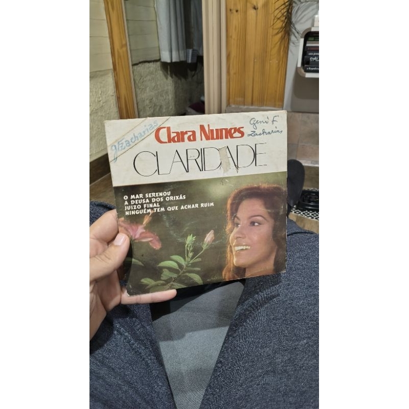 Disco Vinil LP Compacto Clara Nunes Claridade MPB