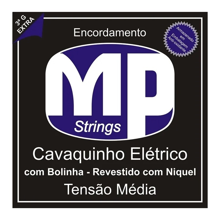 Encordoamento MP String Níquel Tensão Média MPE450 para Cavaquinho Elétrico