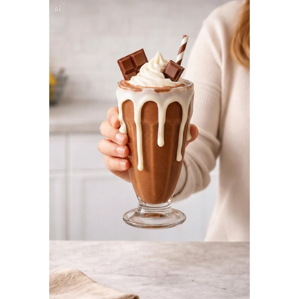 Conjunto 2 taças vidro 310ml Presente Cozinha Sundae Milkshak Sorvete Chocolate Quente Praia Sítio