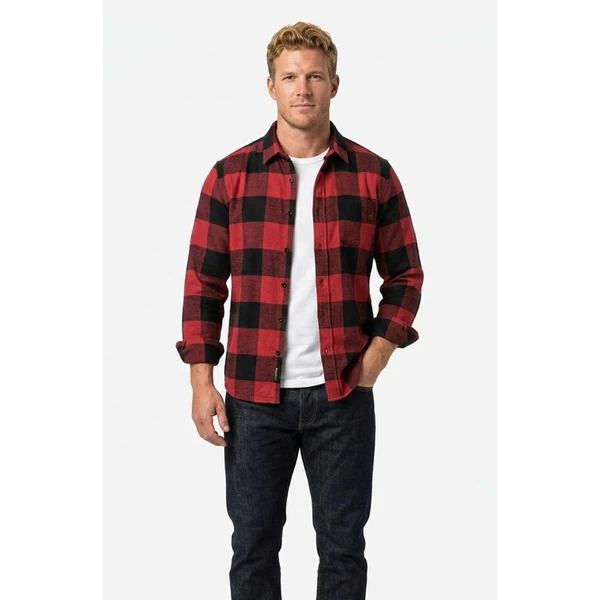 CAMISA XADREZ MANGA LONGA Msculuno FLANELADO