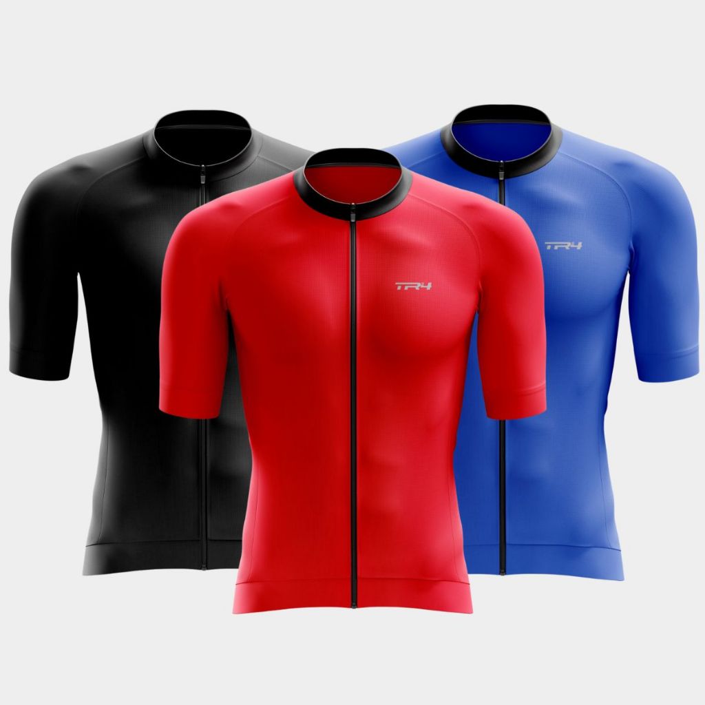 Kit 3 Camisa Camiseta Masculina Ciclismo Manga Curta Premium Elite Speed Mtb