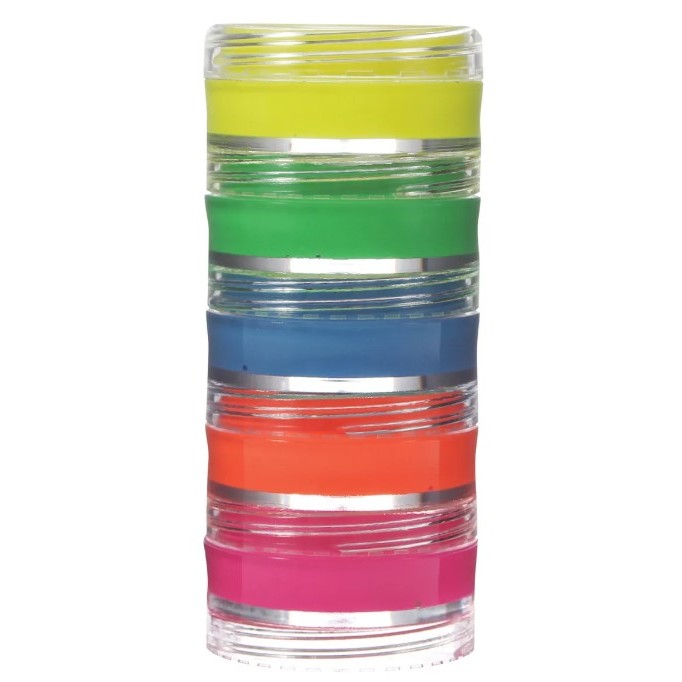 Torre Tinta Cremosa C/ 5 Cores Fluorescente Neon Colormake