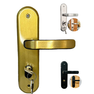 Fechadura de Porta de Casa Stilo Residencial Externa Sala Cozinha Bronze Dourada Preta Cromada MGM em Oferta na Shopee