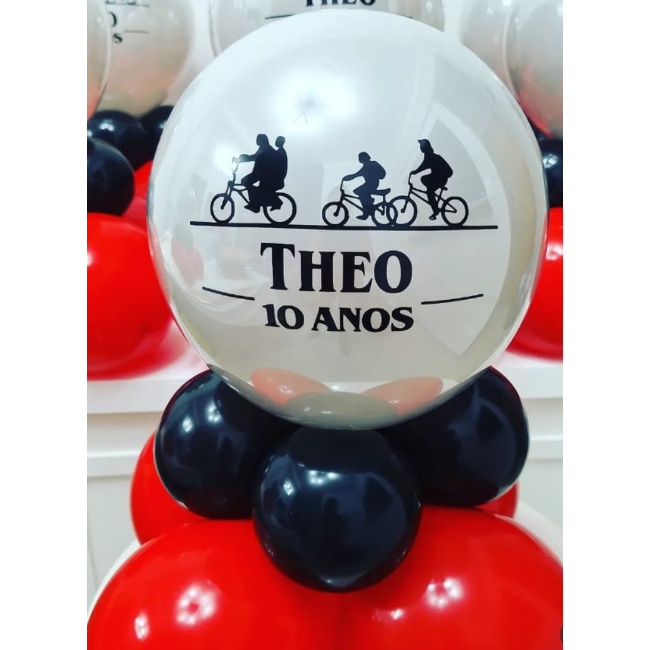 Kit Adesivo Personalizado para Balão 10/11 Polegadas Nome e Idade - Stranger Things — imagem 2 de 2