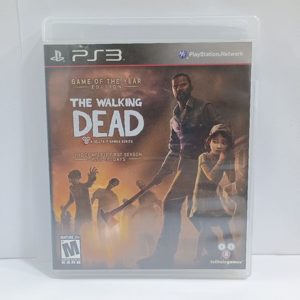 The walking dead a telltale games series game of the year edition- jogo original mídia física ps3
